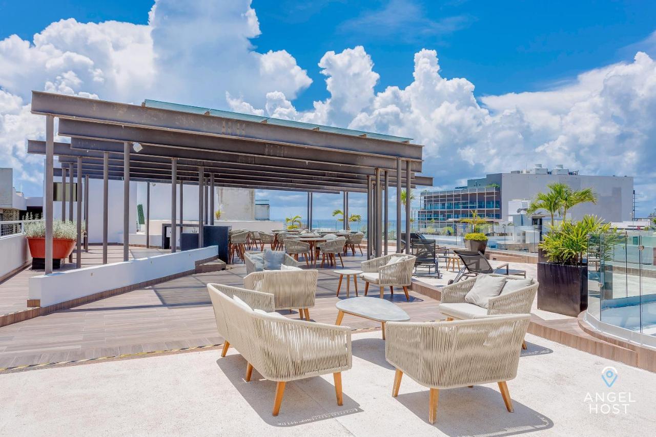 Incredible Oceanview Roof Lounge, Apartment Units 2 Blocks To Beach Playa del Carmen Exterior photo